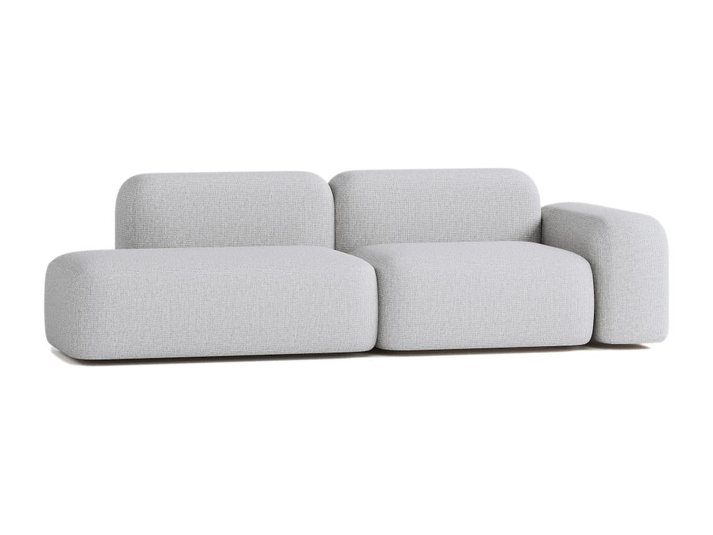 Gray Fabric Sofa - dlz1766576412856