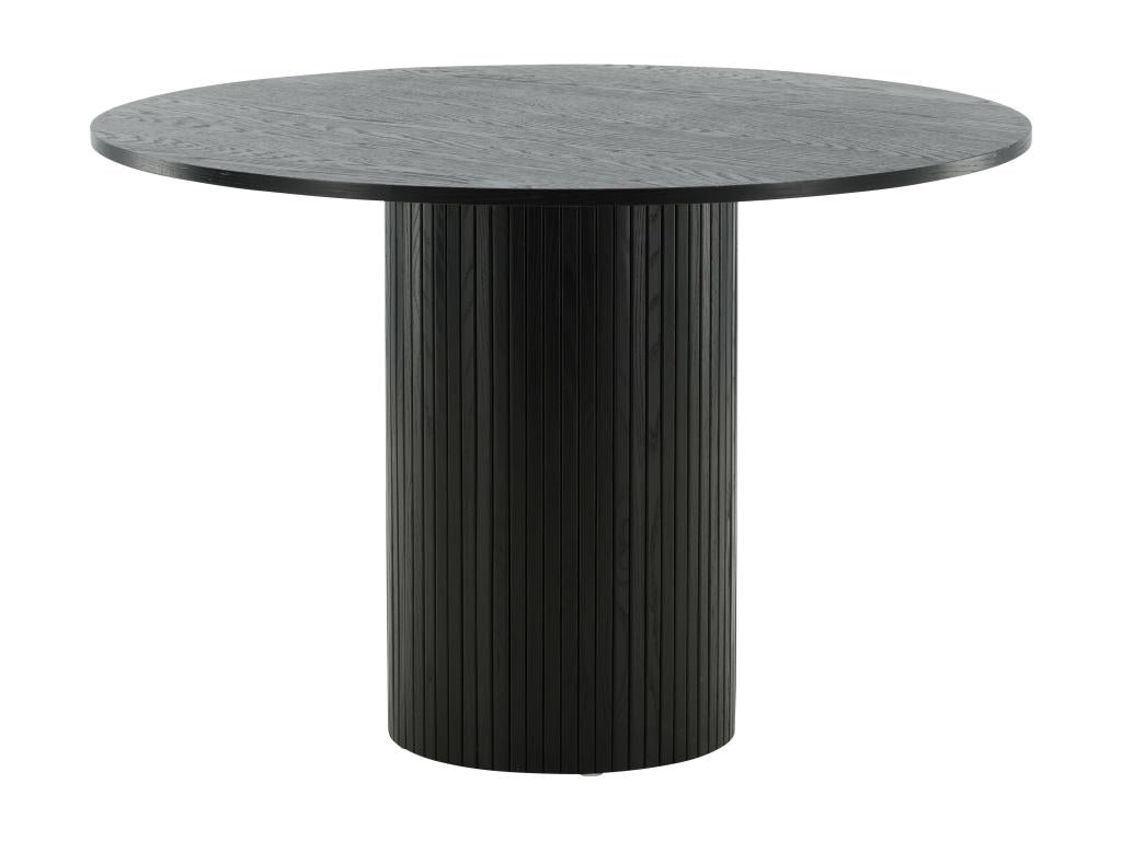 Black Dining Table, 110 x 110 x 75 cm