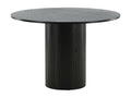 Black Dining Table, 110 x 110 x 75 cm