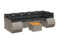 Gray Woven Resin Wicker Outdoor Furniture Set - dlz1766576242572