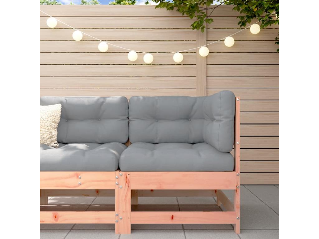 Brown Solid Wood Sofa