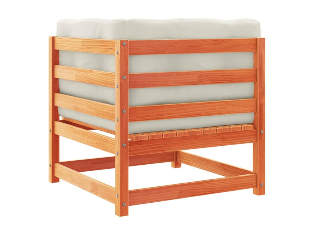 Brown Pine Wood Outdoor Furniture Set - dlz1766576000449