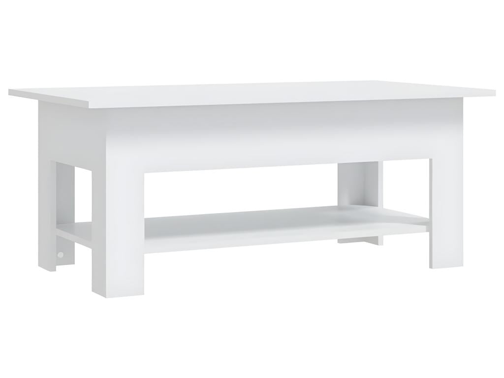 White Coffee Table, 102 x 55 x 42 cm
