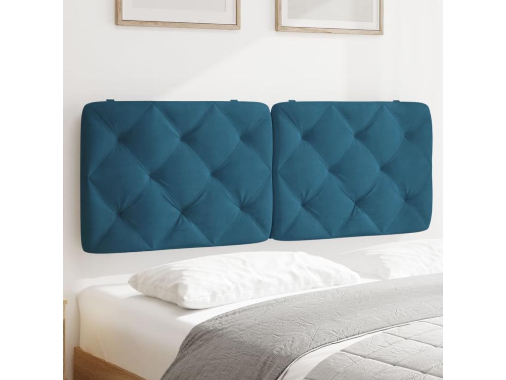 Blue Velvet Bed - dlz1766576206875