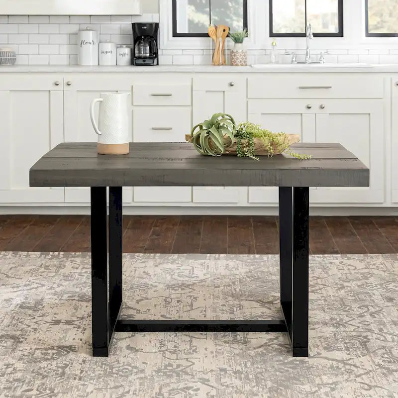 Middlebrook Solid Wood 52-inch Distressed Dining Table