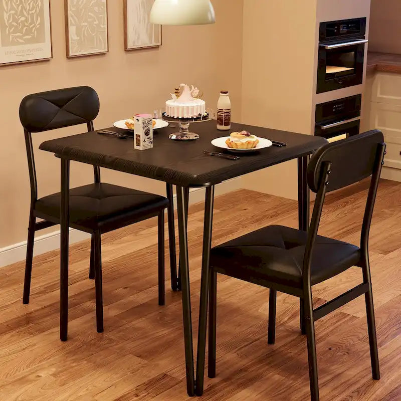 Dining Table for 2, Small Table and Chairs Set of 2