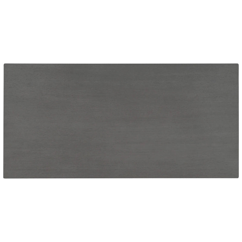 Gray 6-Piece Counter Height Wooden Dining Table Set with 4 Chairs & Bench