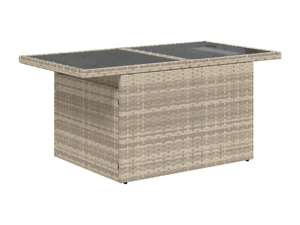 Gray Woven Resin Wicker Outdoor Furniture Set - dlz1766576292488