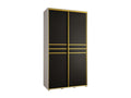 Black Wardrobe, 140 x 60 x 235.2 cm