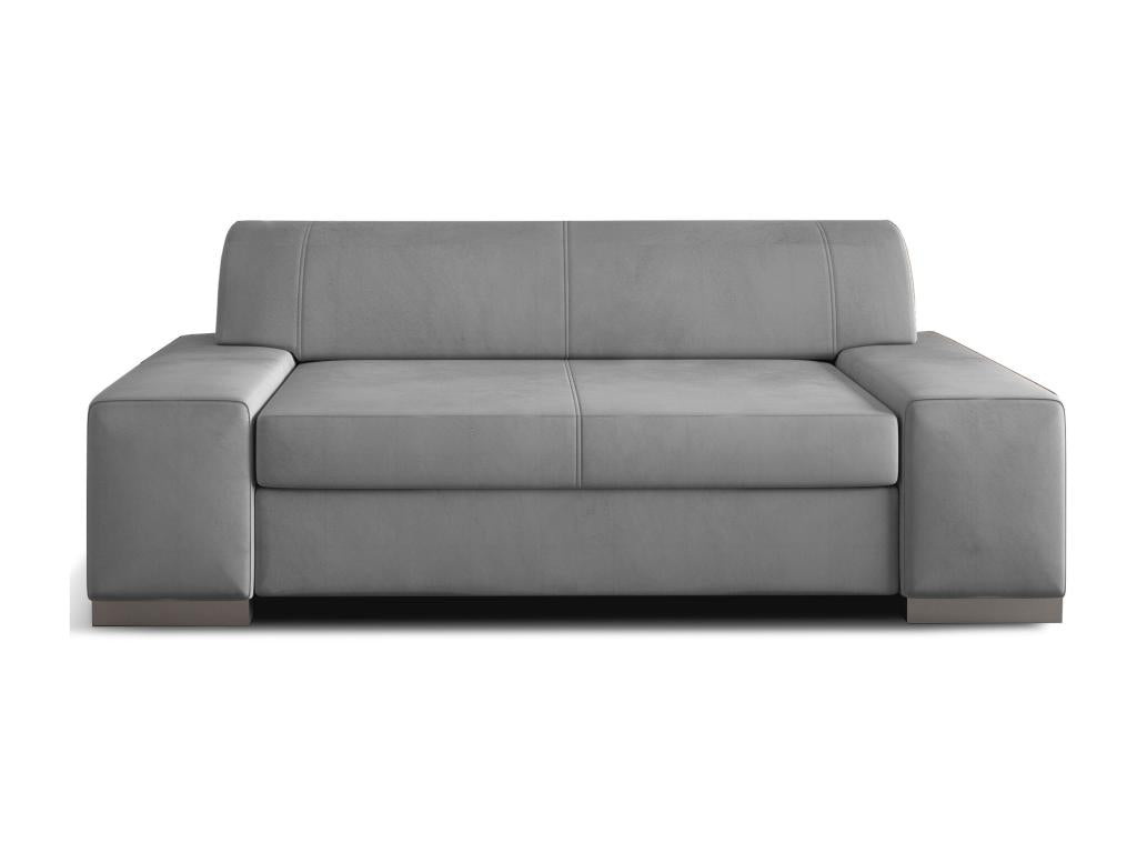 Gray Velvet Sofa