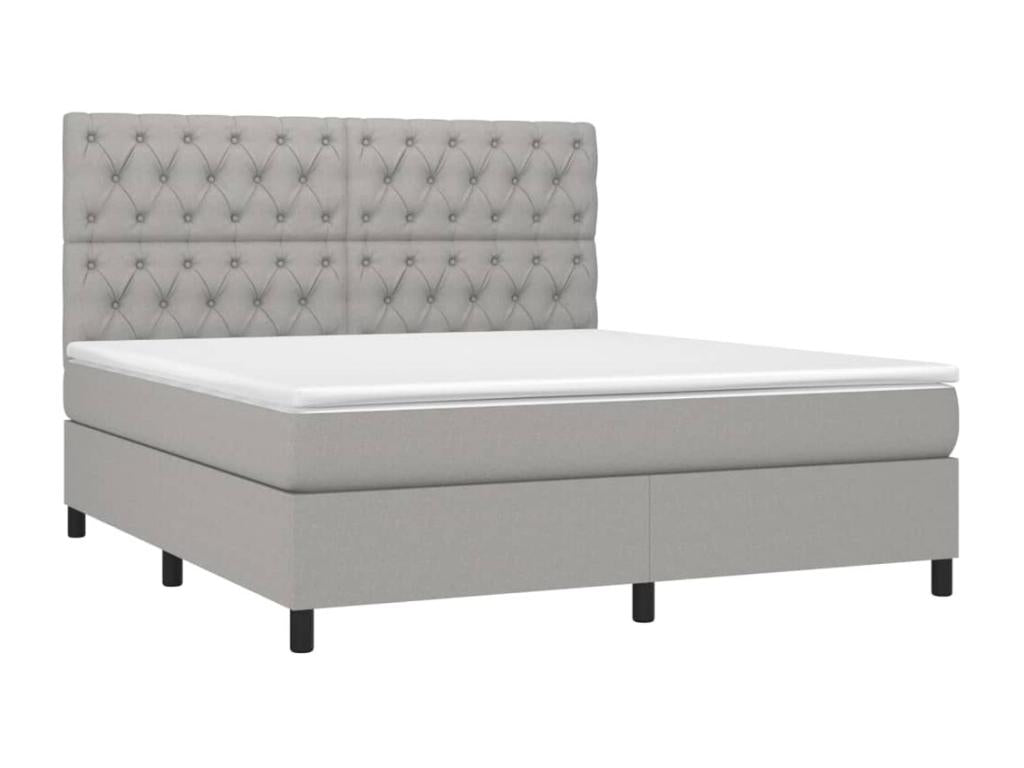 Gray Fabric Mattress, 160 x 200 cm