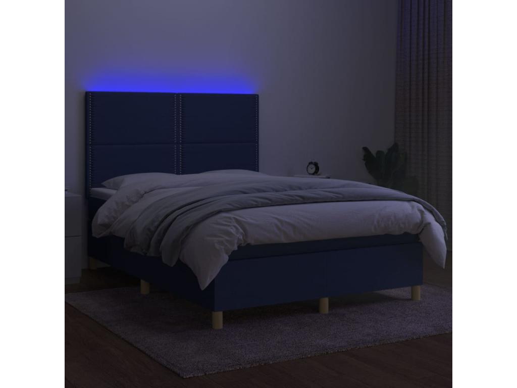 Blue Fabric Mattress, 140 x 190 cm