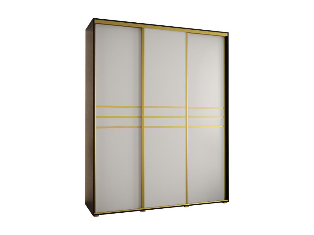 Black Wardrobe, 200 x 45 x 235.2 cm - dlz1766576130770