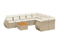 Beige Woven Resin Wicker Outdoor Furniture Set - dlz1766576385777