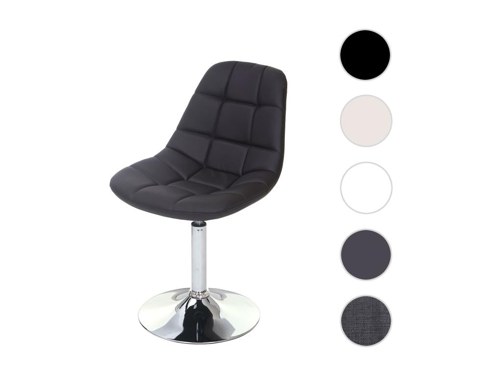 Brown Faux Leather Chair - dlz1766576502262