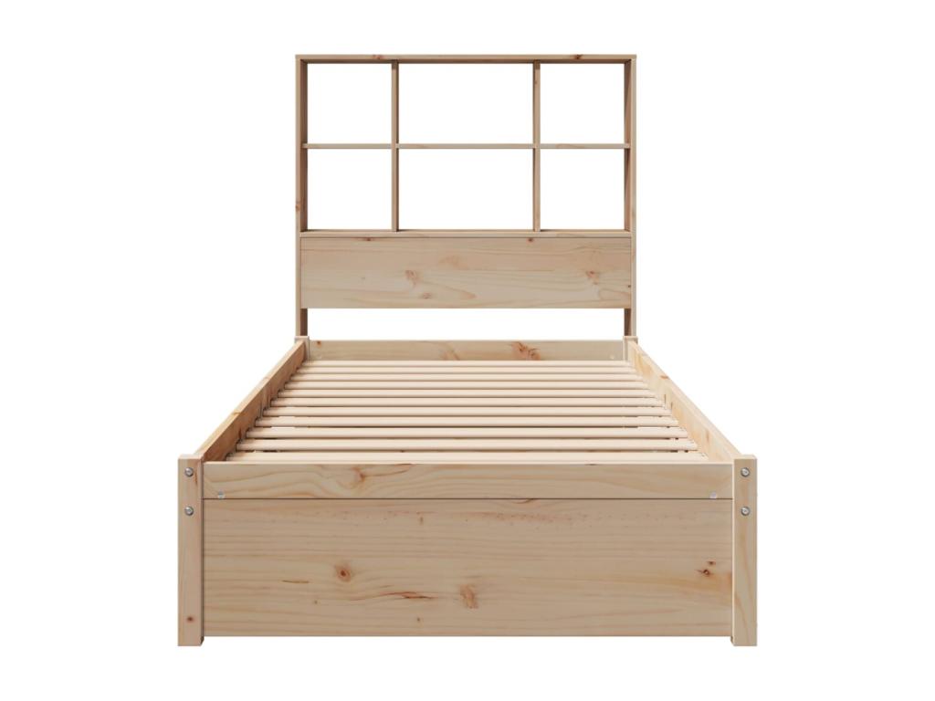 Brown Pine Wood Mattress, 75 x 190 cm