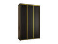 Black Wardrobe, 150 x 45 x 235.2 cm