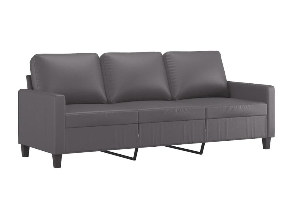 Gray Faux Leather Home Furniture