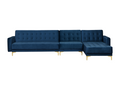 Blue Velvet Bed