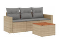 Beige Woven Resin Wicker Outdoor Furniture Set - dlz1766576091855