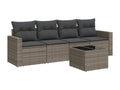 Gray Woven Resin Wicker Outdoor Furniture Set - dlz1766576392802