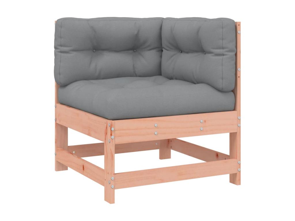 Brown Solid Wood Sofa