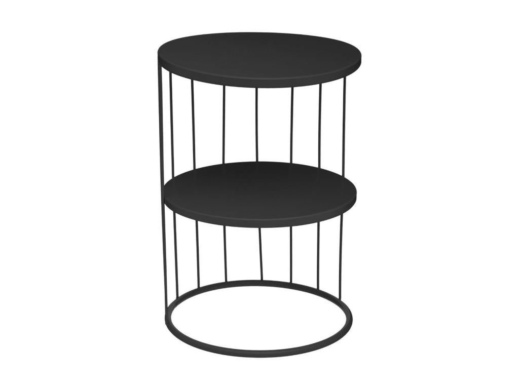 Black Metal Side Table