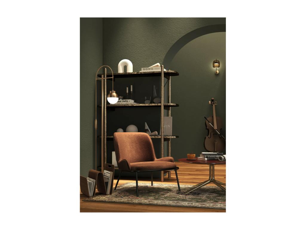 Red Boucle Fabric Home Furniture