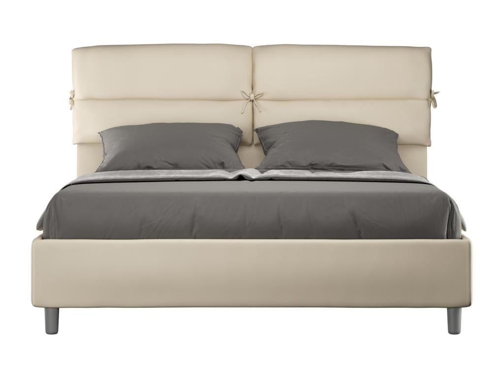 Faux Leather Bed, 160 x 200 cm