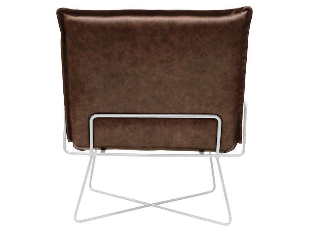 Brown Accent Chair, 73 x 74 x 84 cm