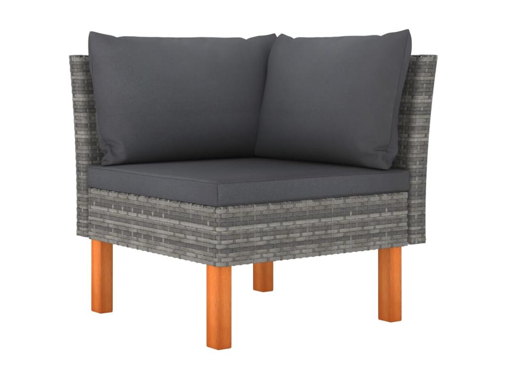 Gray Woven Resin Wicker Outdoor Furniture Set - dlz1766576431162