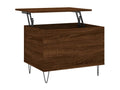 Brown Engineered Wood Coffee Table, 60 x 44.5 x 45 cm