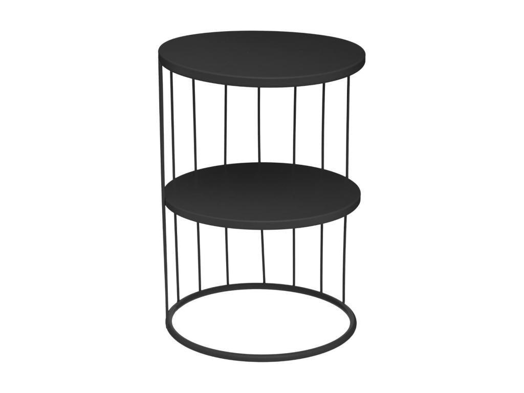 Black Metal Side Table
