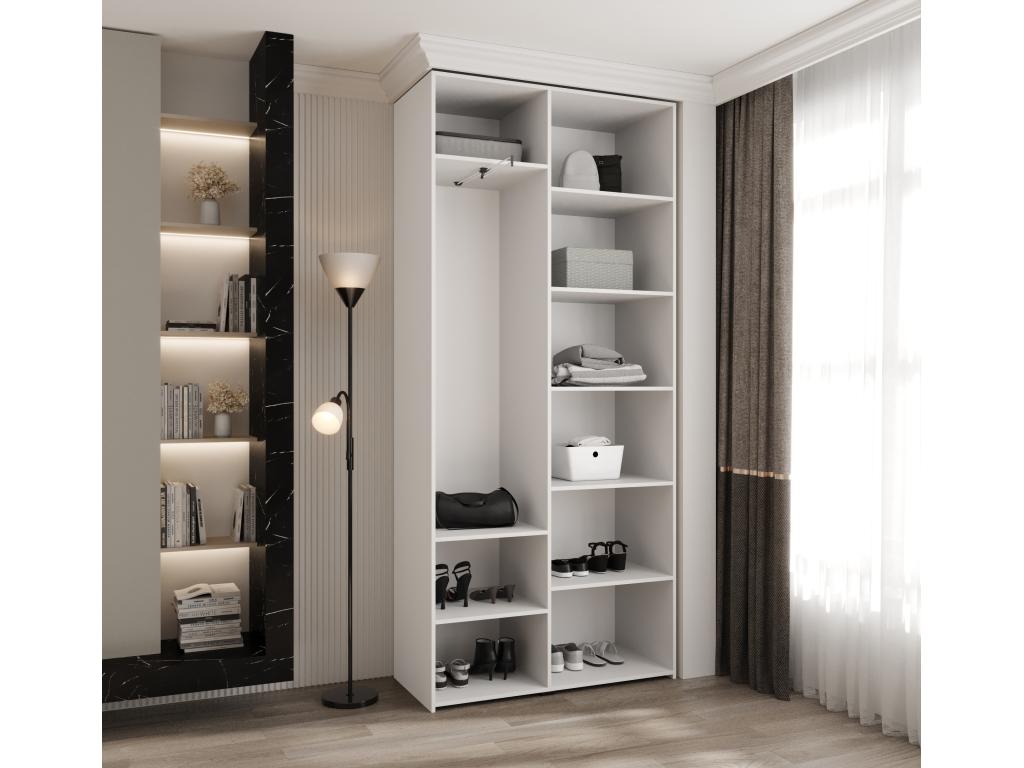 Black Wardrobe, 110 x 40 x 245.5 cm