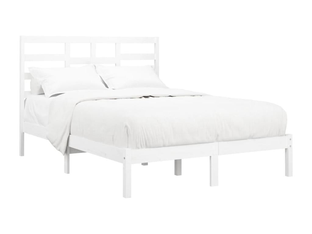 White Solid Wood Mattress, 135 x 190 cm