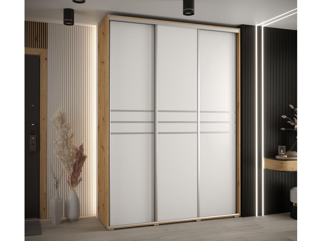 White Wardrobe, 180 x 45 x 235.2 cm