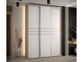 White Wardrobe, 180 x 45 x 235.2 cm