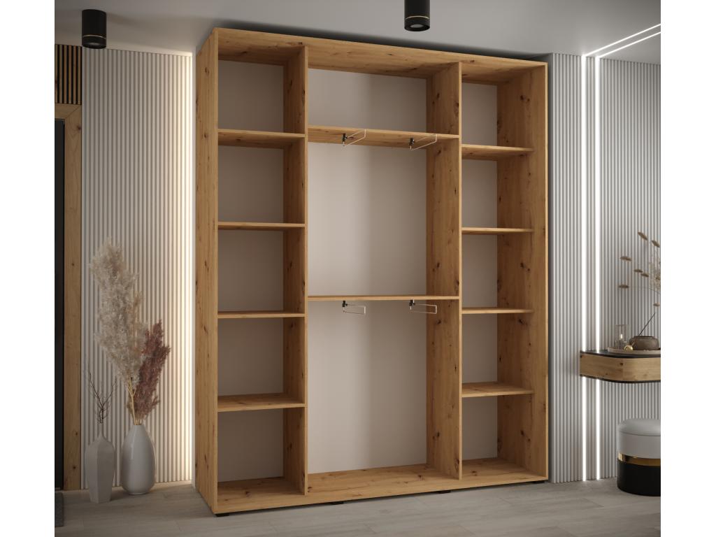 Natural Wardrobe, 190 x 45 x 235.2 cm