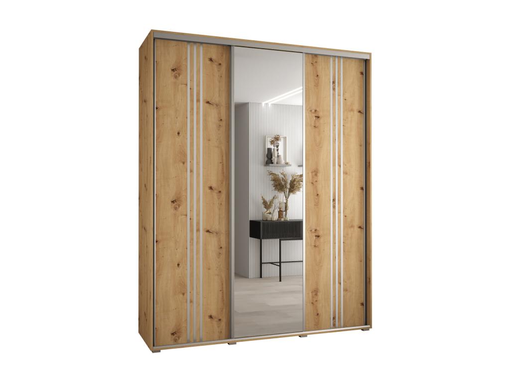 Natural Wardrobe, 190 x 45 x 235.2 cm