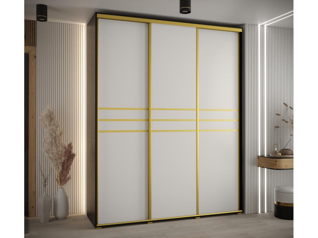 Black Wardrobe, 200 x 45 x 235.2 cm - dlz1766576130770