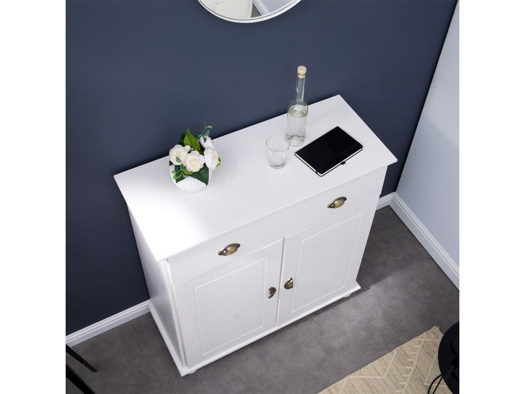 White Pine Wood Sideboard