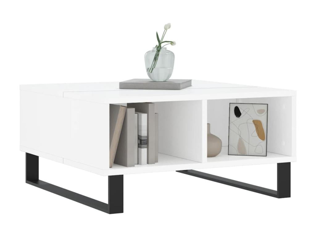 White Coffee Table, 60 x 60 x 30 cm