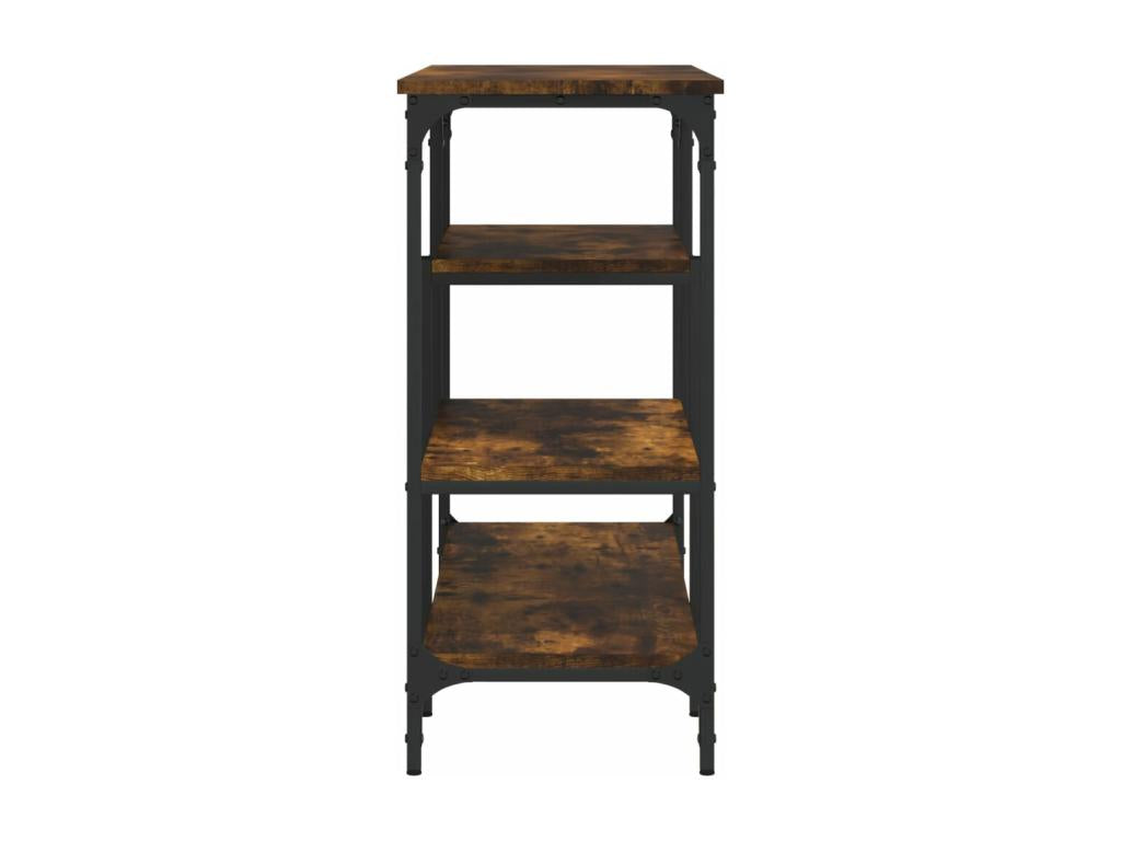 Brown Oak Wood Table, 100 x 35 x 75 cm