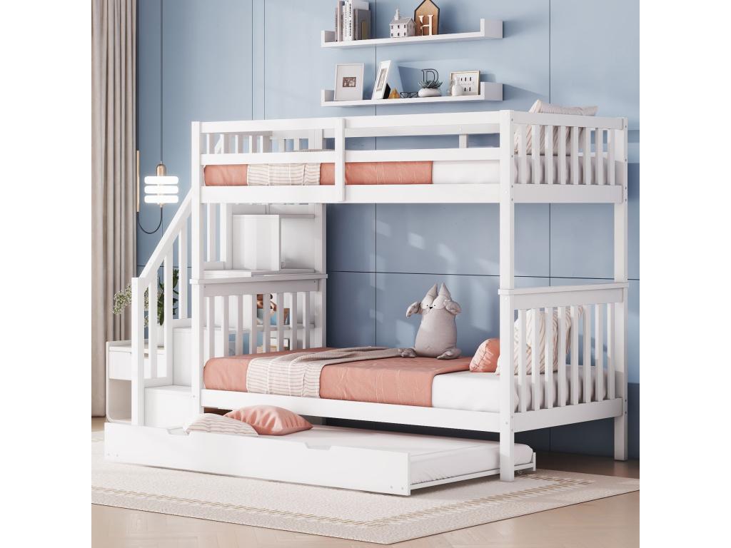 White Bed, 90 x 200 cm - dlz1766576208753