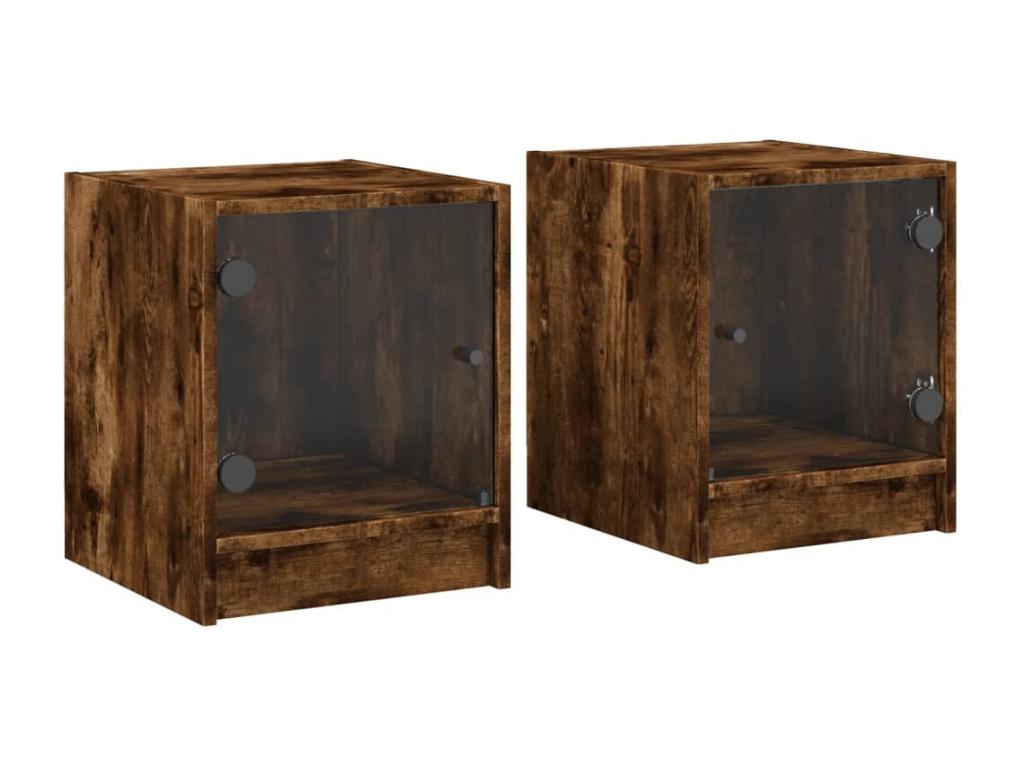 Brown Oak Wood Home Furniture, 35 x 37 x 42 cm