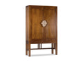 Brown Solid Wood Wardrobe