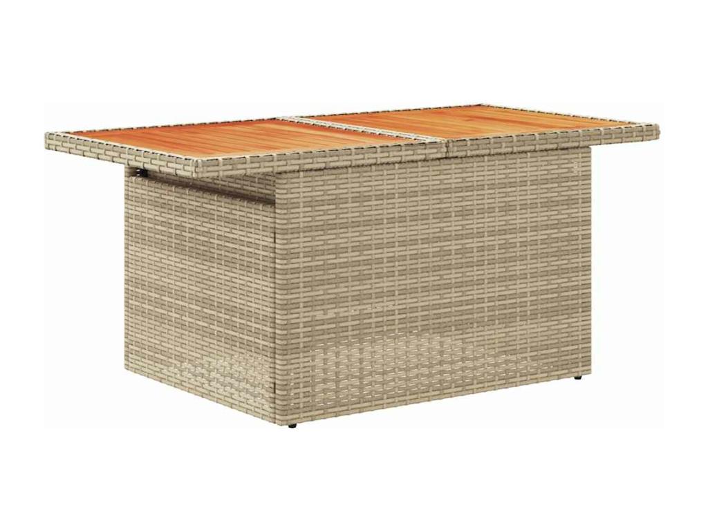 Beige Woven Resin Wicker Outdoor Furniture Set - dlz1766575969098