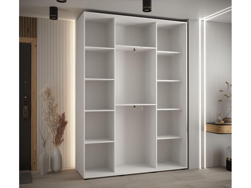 Black Wardrobe, 170 x 45 x 235.2 cm
