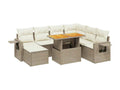 Beige Woven Resin Wicker Outdoor Furniture Set - dlz1766576271238