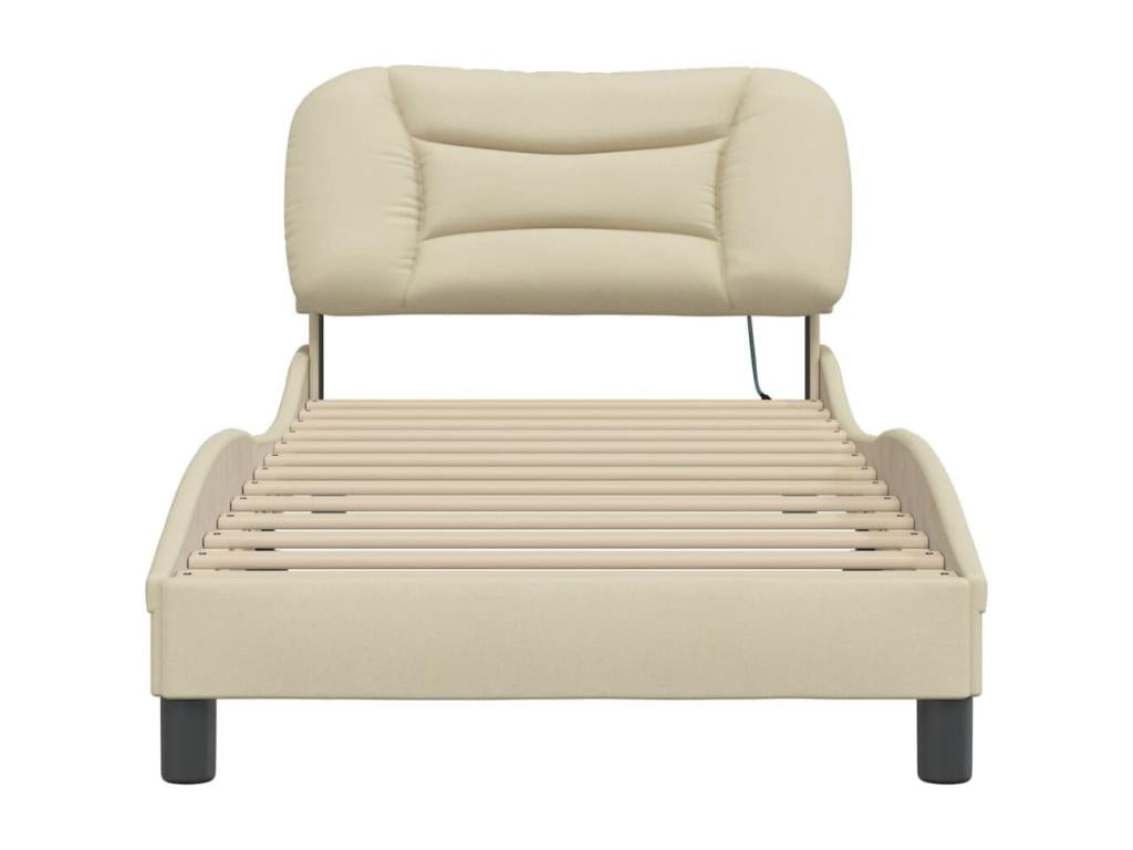 Fabric Bed Frame, 80 x 200 cm